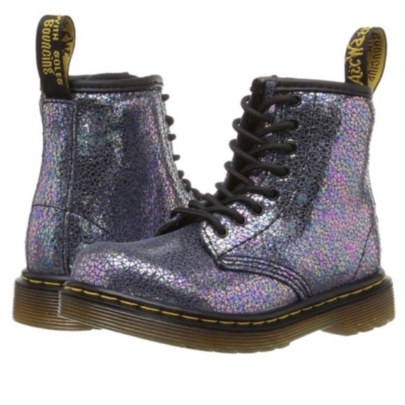 Dr. Martens Other - DR MARTENS Delaney Iridescent Shimmer Combat Boots